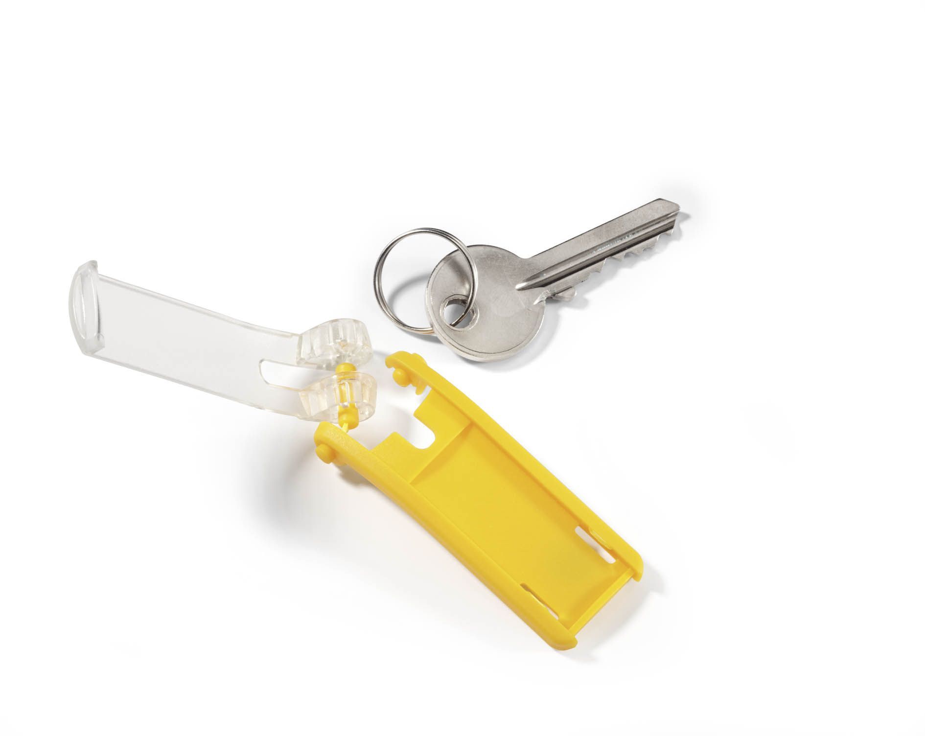 Schlüsselanhänger KEY CLIP - gelb - Beutel mit 6 Stück Schlüsselanhänger KEY CLIP - gelb - Beutel mit 6 Stück
