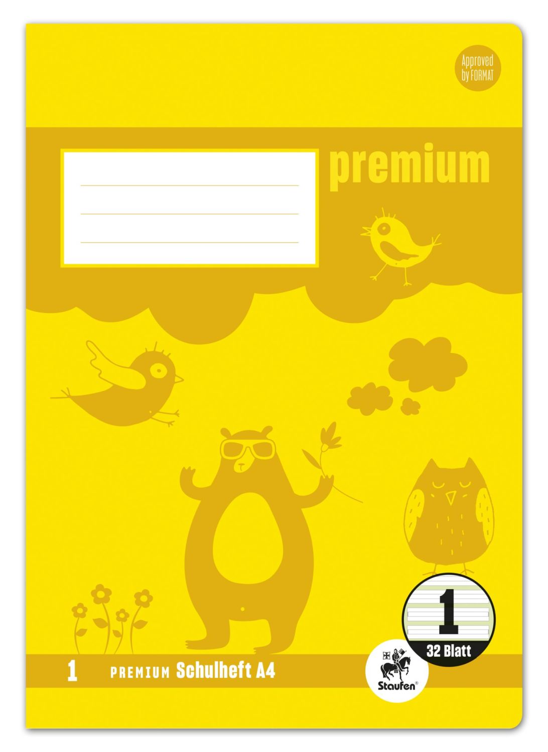 Heft PREMIUM LIN 1 - A4, 32 Blatt, 90 g/qm, PREMIUM LIN iert Heft PREMIUM LIN 1 - A4, 32 Blatt, 90 g/qm, PREMIUM LIN iert