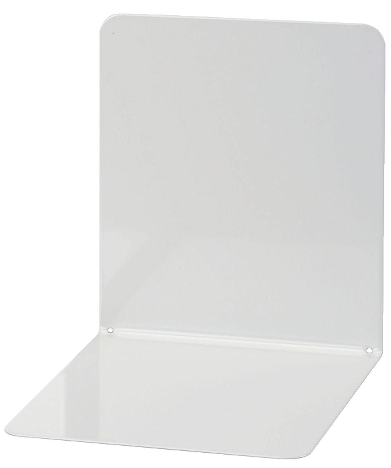 Buchstützen aus Metall, breit, 120 x 140 x 140 mm, grau, Pack mit 2 Stück Buchstützen aus Metall, breit, 120 x 140 x 140 mm, grau, Pack mit 2 Stück