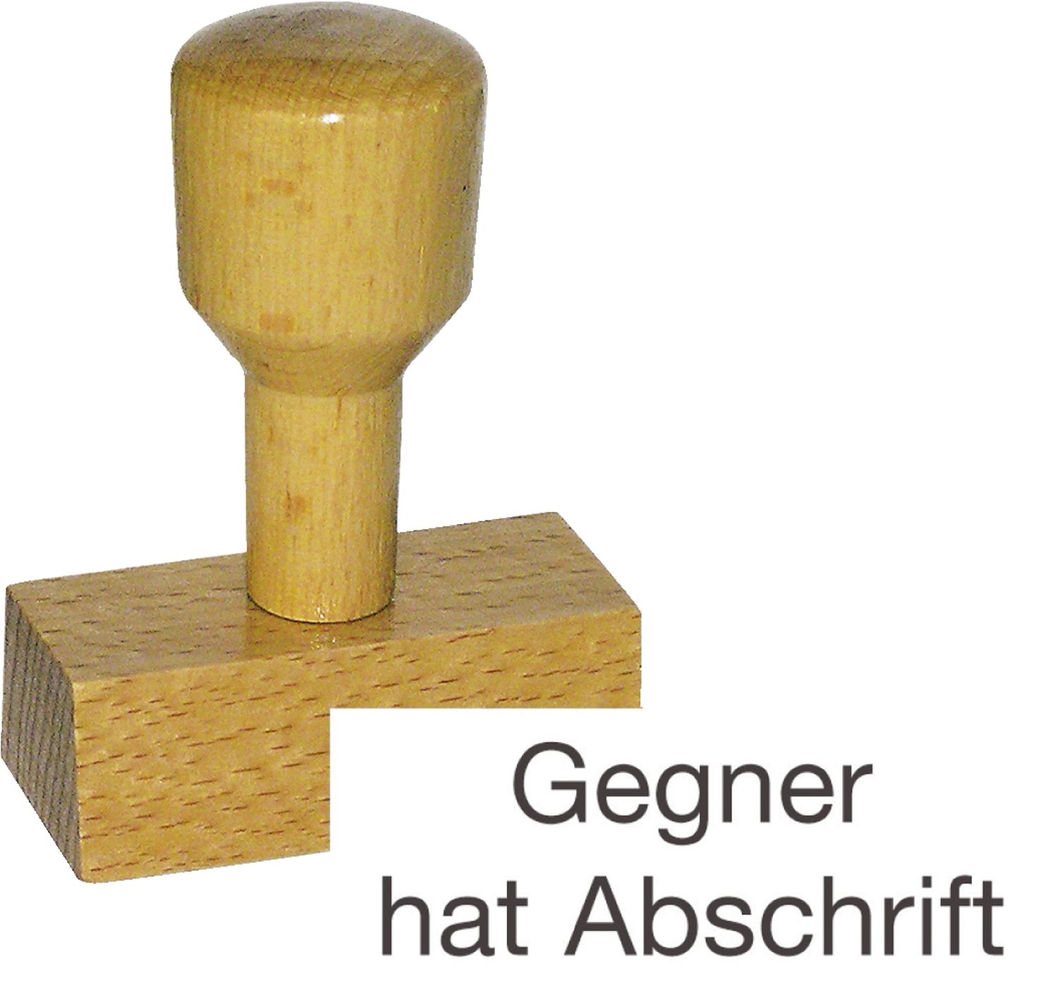 Vorgangsstempel - Gegner hat Abschrift Vorgangsstempel - Gegner hat Abschrift