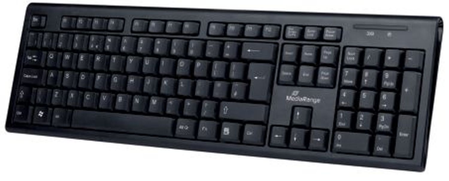 Funk-Tastatur - QWERTZ, schwarz Funk-Tastatur - QWERTZ, schwarz