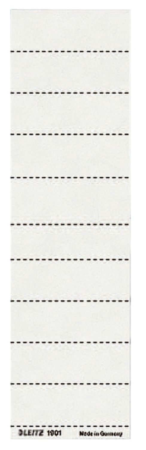 Beschriftungsschilder Leitz 1901-00-01, Handbeschriftung, Karton, 100 Stück, weiß Beschriftungsschilder Leitz 1901-00-01, Handbeschriftung, Karton, 100 Stück, weiß