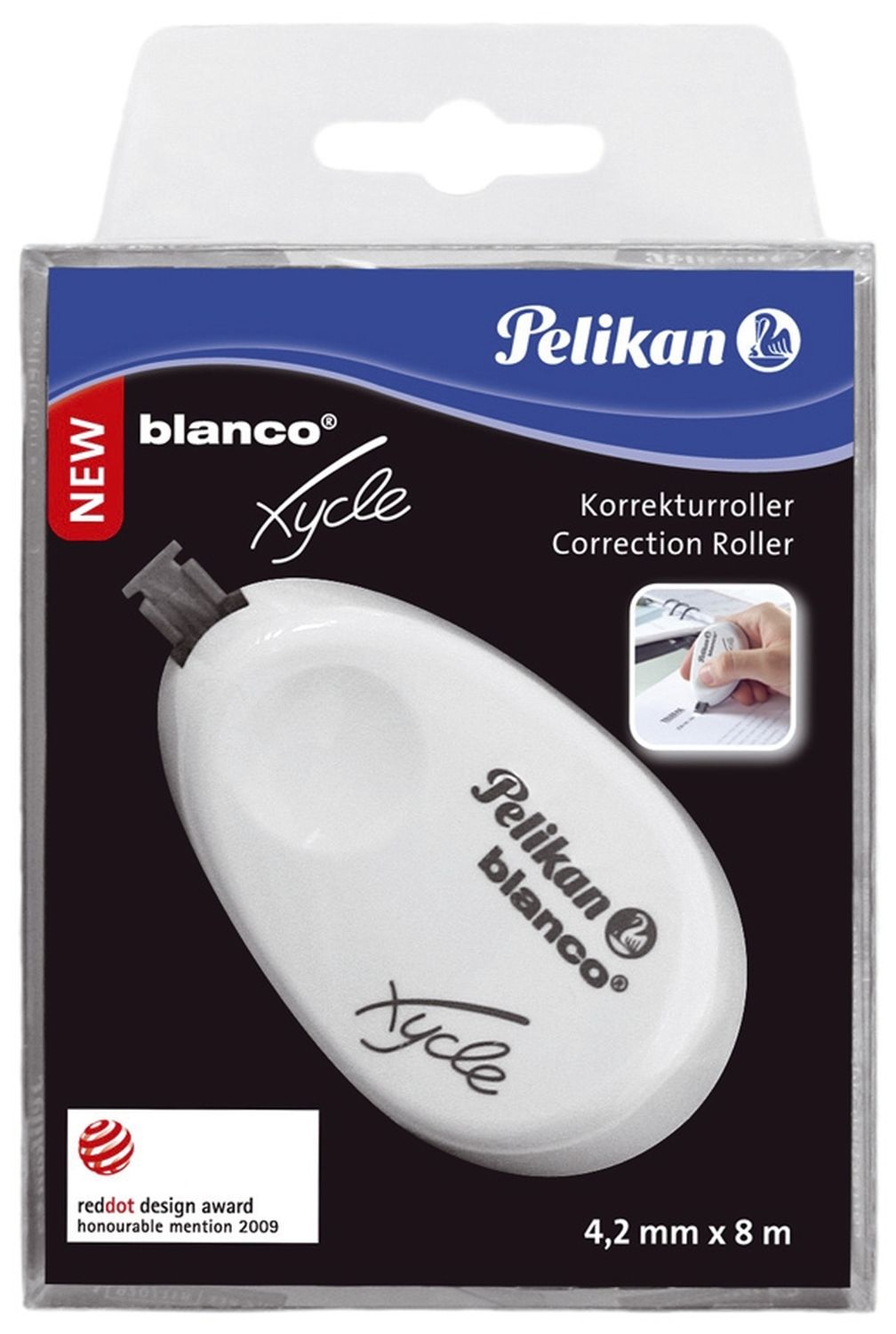 Korrekturroller blanco® Xycle® B920 - 4,2 mm x 8 m, weiß Korrekturroller blanco® Xycle® B920 - 4,2 mm x 8 m, weiß