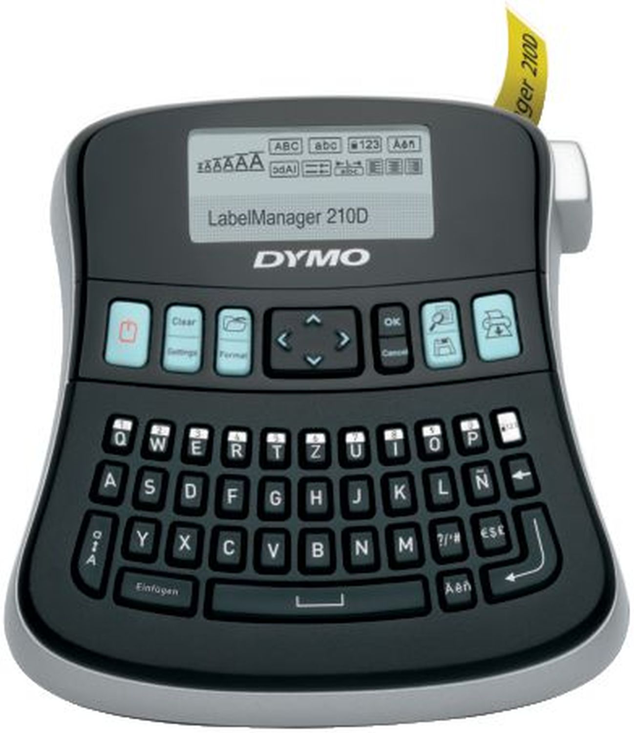 Beschriftungsgerät Labelmanager 210D D1 Bänder, 12 mm, 132 Zeichen Beschriftungsgerät Labelmanager 210D D1 Bänder, 12 mm, 132 Zeichen