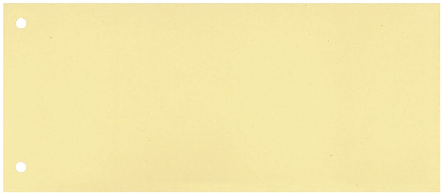 Trennstreifen - 190 g/qm Karton, gelb, 100 Stück Trennstreifen - 190 g/qm Karton, gelb, 100 Stück