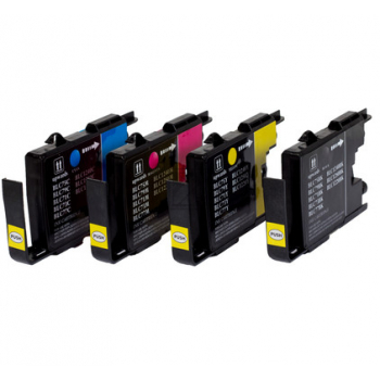 Original Tinte brother LC-1240VALBPDR, 4 x ca. 600 Seiten, schwarz, cyan, yellow, magenta