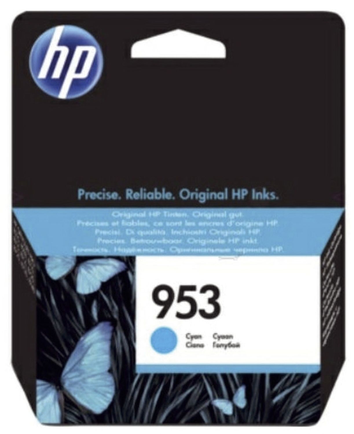 Original HP Tintenpatrone cyan (F6U12AE,F6U12AE#BGX,F6U12AE#BGY,953,953C,953CYAN,NO953,NO953C,NO953CYAN)