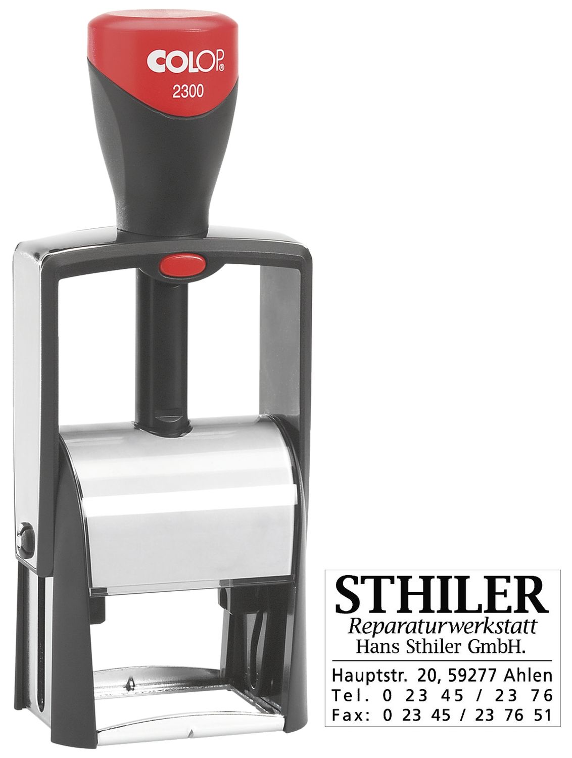 Classic Line 2300 - für max. 7 Zeilen, 30 x 45 mm Classic Line 2300 - für max. 7 Zeilen, 30 x 45 mm