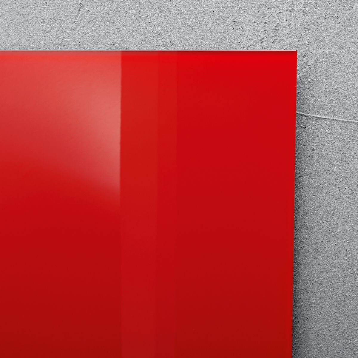 Glas-Magnetboard Artverum - rot, 130 x 55 cm, 1 Stück Glas-Magnetboard Artverum - rot, 130 x 55 cm, 1 Stück