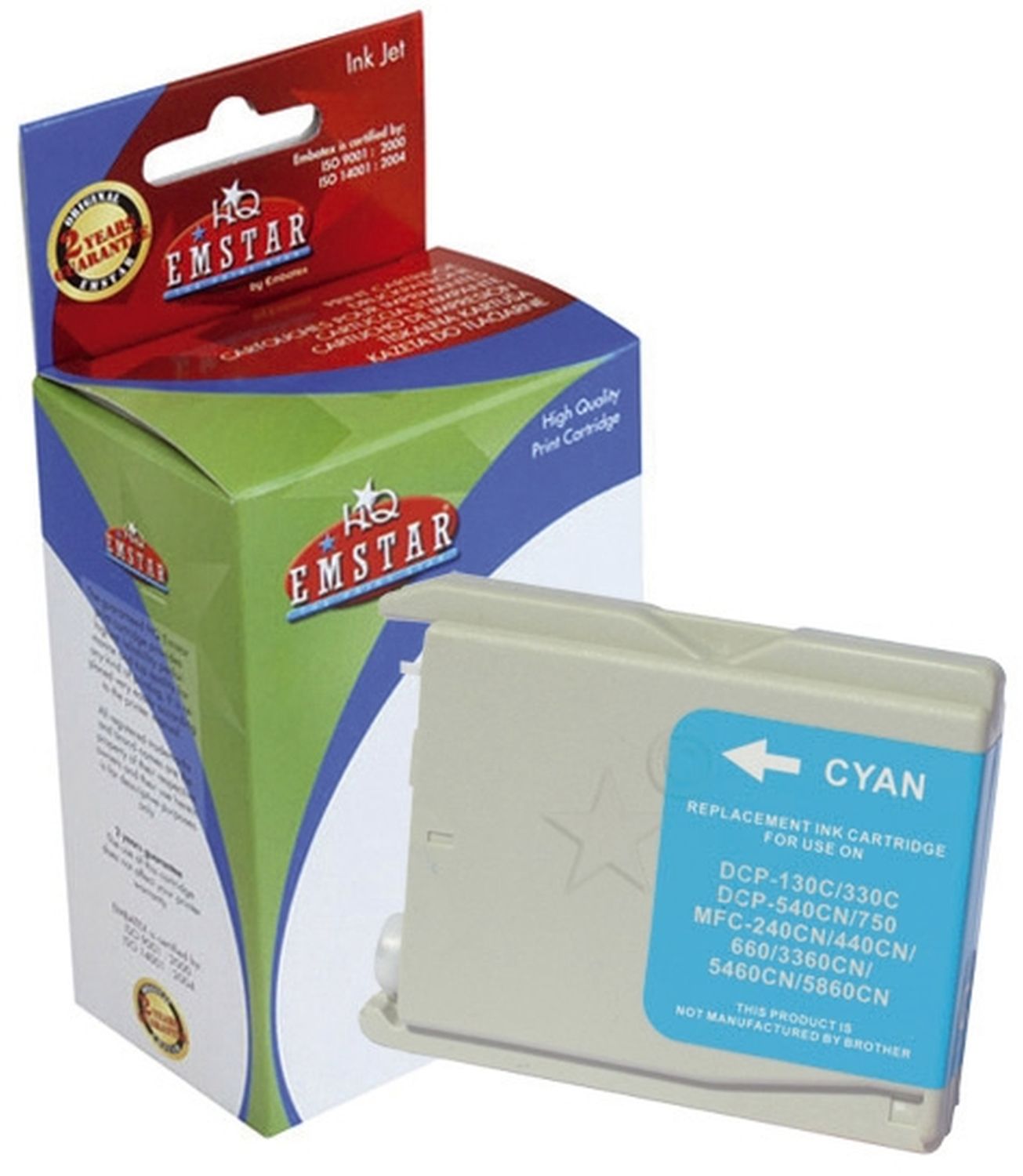 Alternativ Emstar Tintenpatrone cyan (10BRDCP135C-B42,B42)