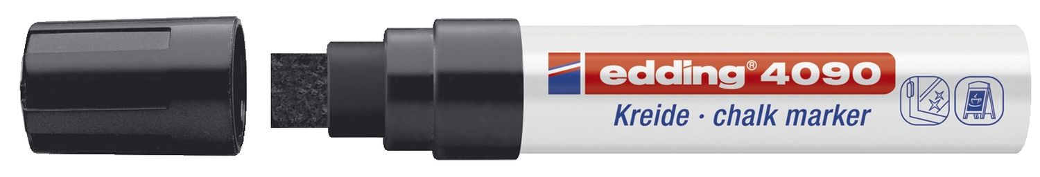 4090 Kreidemarker - 4 - 15 mm, schwarz 4090 Kreidemarker - 4 - 15 mm, schwarz