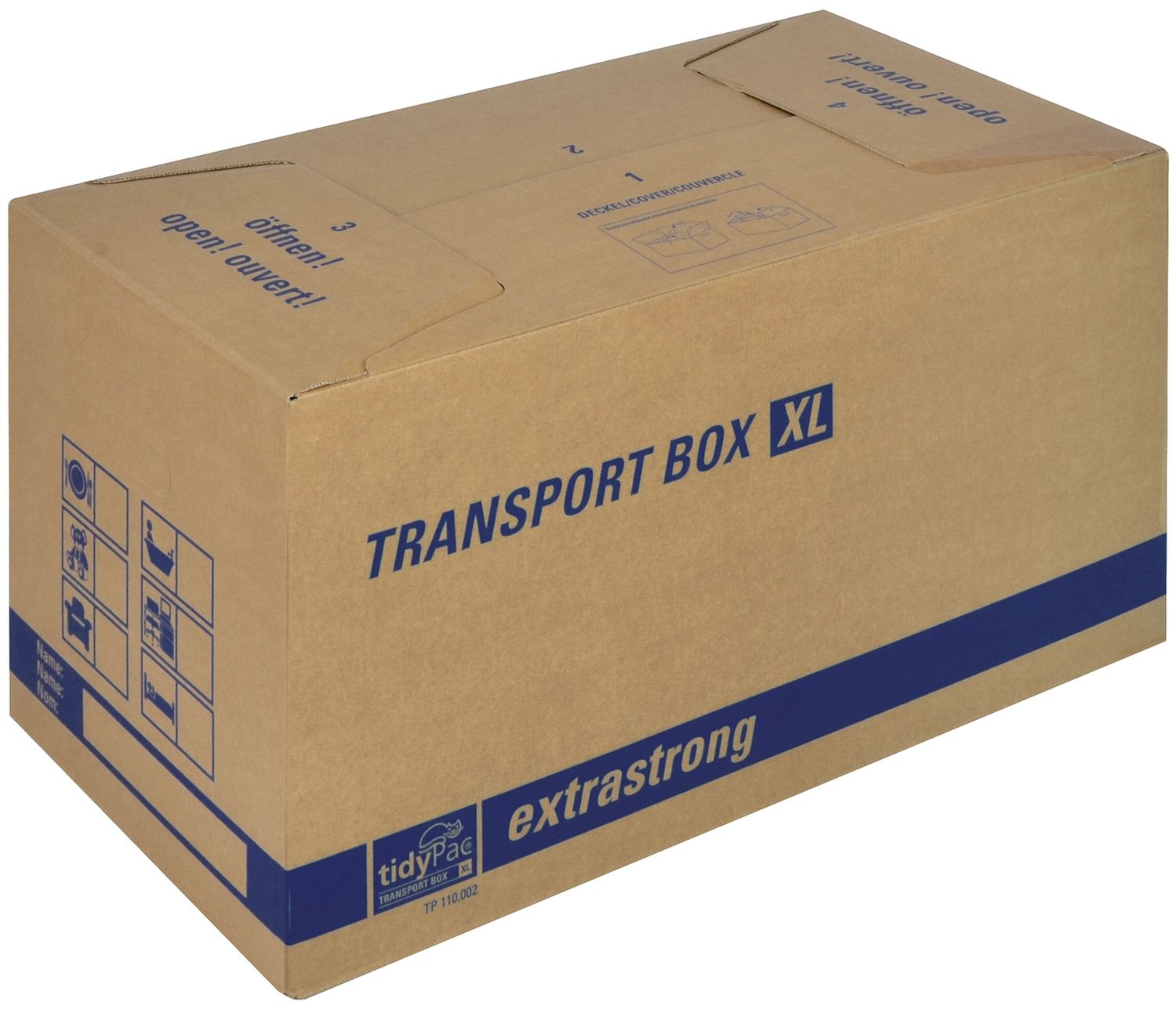 Transportboxen 680x350x355 mm, braun Transportboxen 680x350x355 mm, braun