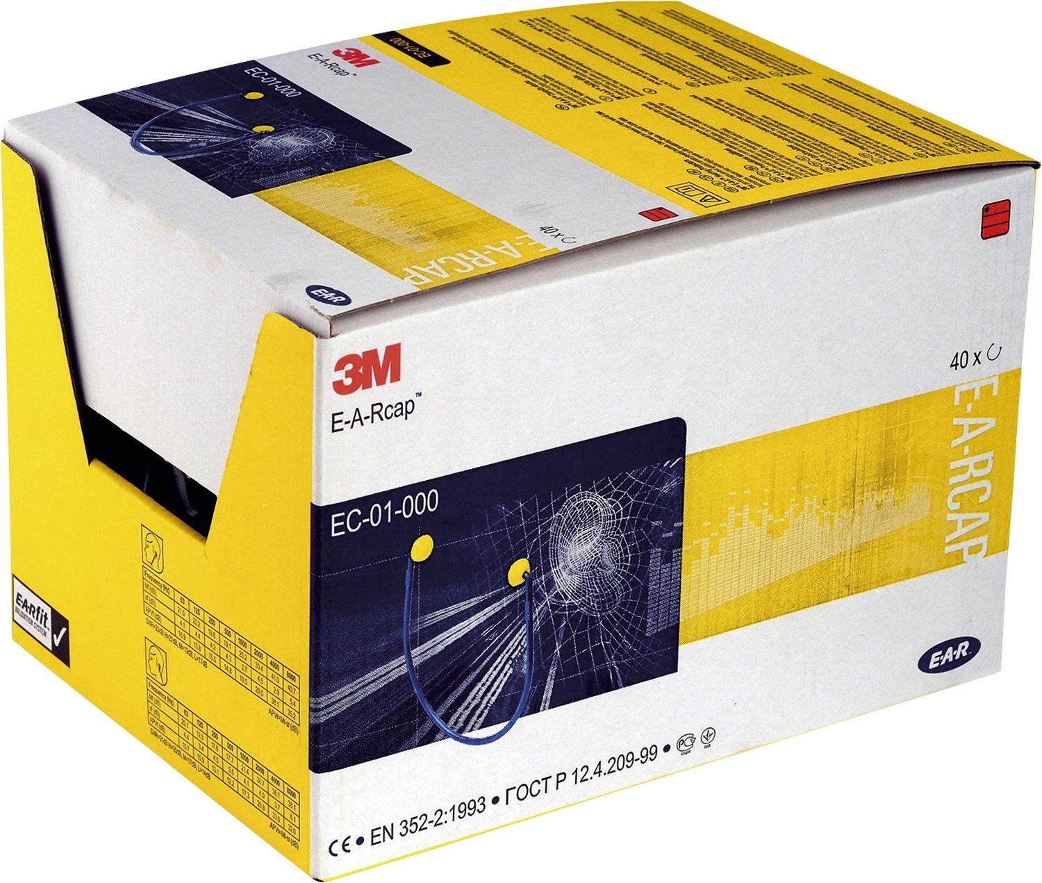 Bügelgehörschutz 3M EC01000 23 dB, blau Bügelgehörschutz 3M EC01000 23 dB, blau