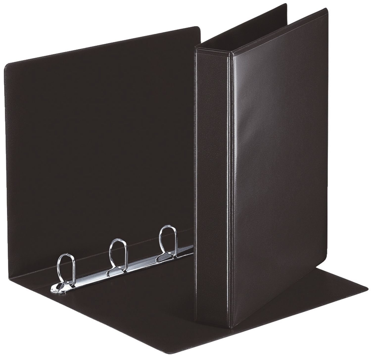 Ringbuch Präsentation, mit Taschen, A4, PP, 4 Ringe, 30 mm, schwarz Ringbuch Präsentation, mit Taschen, A4, PP, 4 Ringe, 30 mm, schwarz