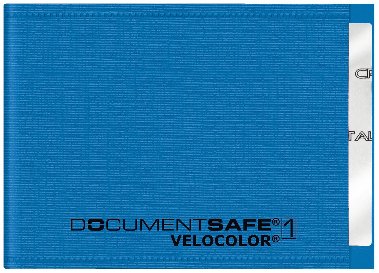 Ausweishülle Document Safe® VELOCOLOR® - 90 x 63 mm, PP, blau Ausweishülle Document Safe® VELOCOLOR® - 90 x 63 mm, PP, blau