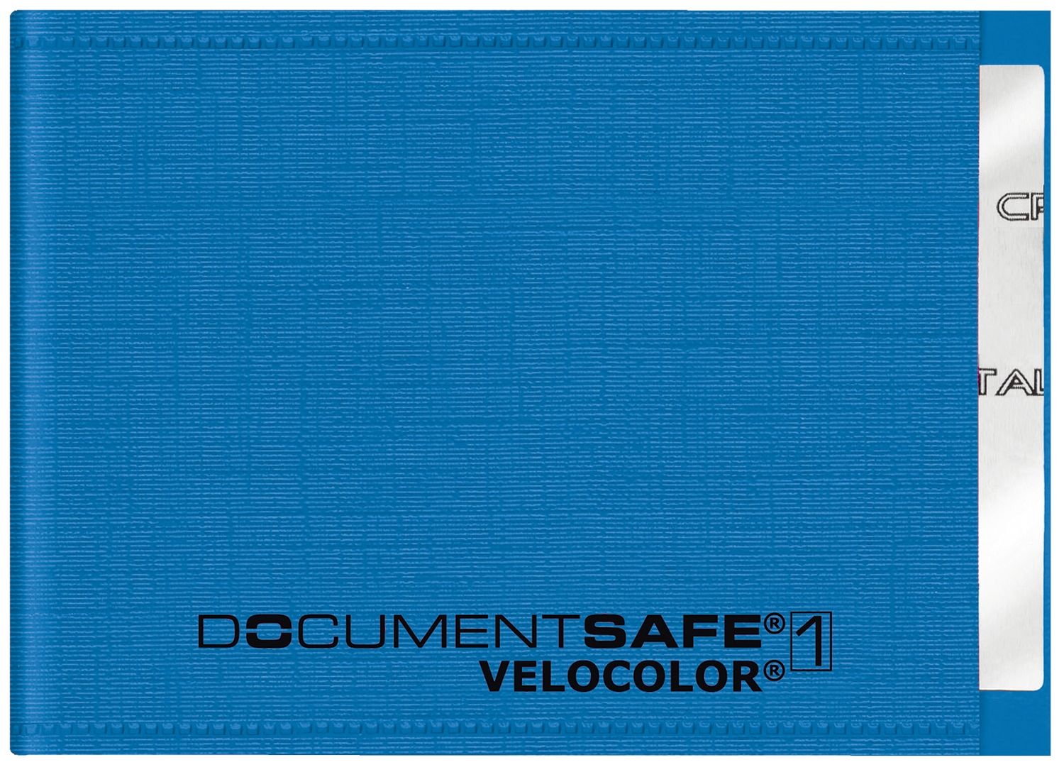 Ausweishülle Document Safe® VELOCOLOR® - 90 x 63 mm, PP, blau