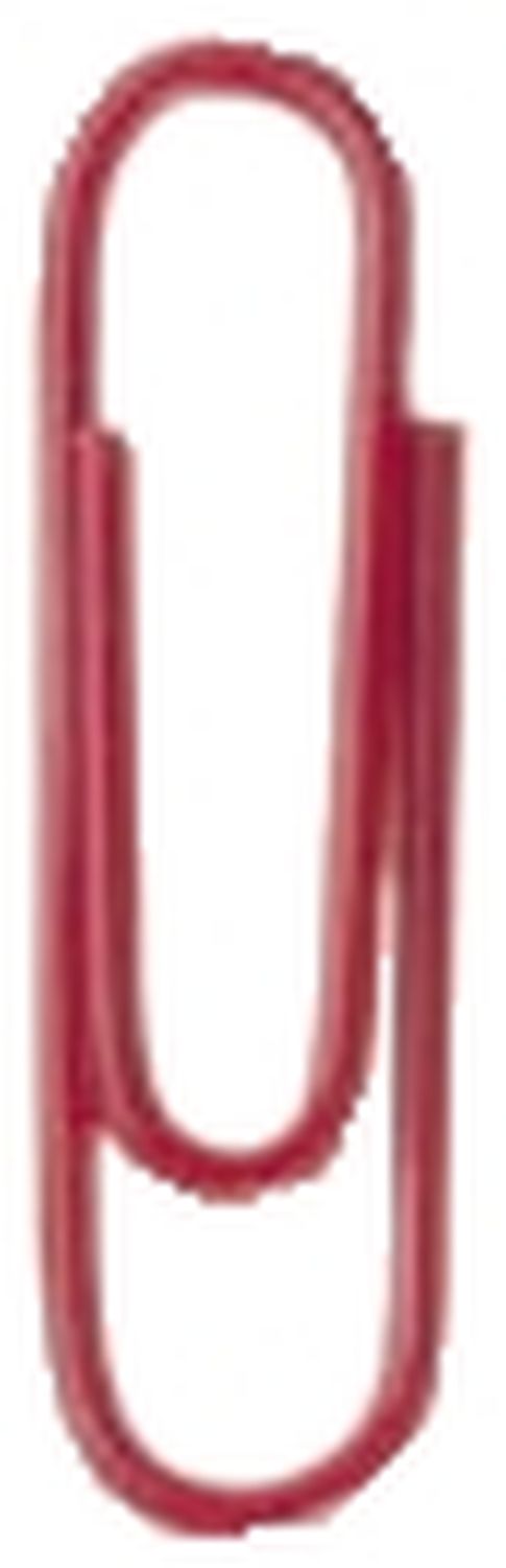 Briefklammern - Metall, kunststoffüberzogen, 26 mm, rot, 1000 Stück Briefklammern - Metall, kunststoffüberzogen, 26 mm, rot, 1000 Stück