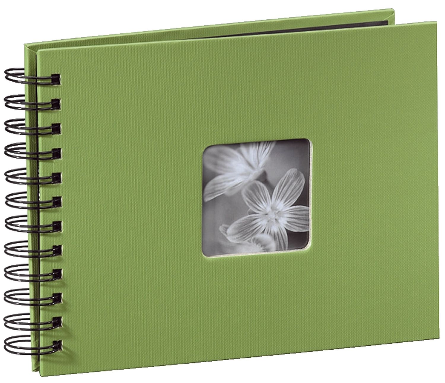 Spiral-Album "Fine Art" - 24 x 17 cm, für 50 Fotos im Format 10x15 cm, grün