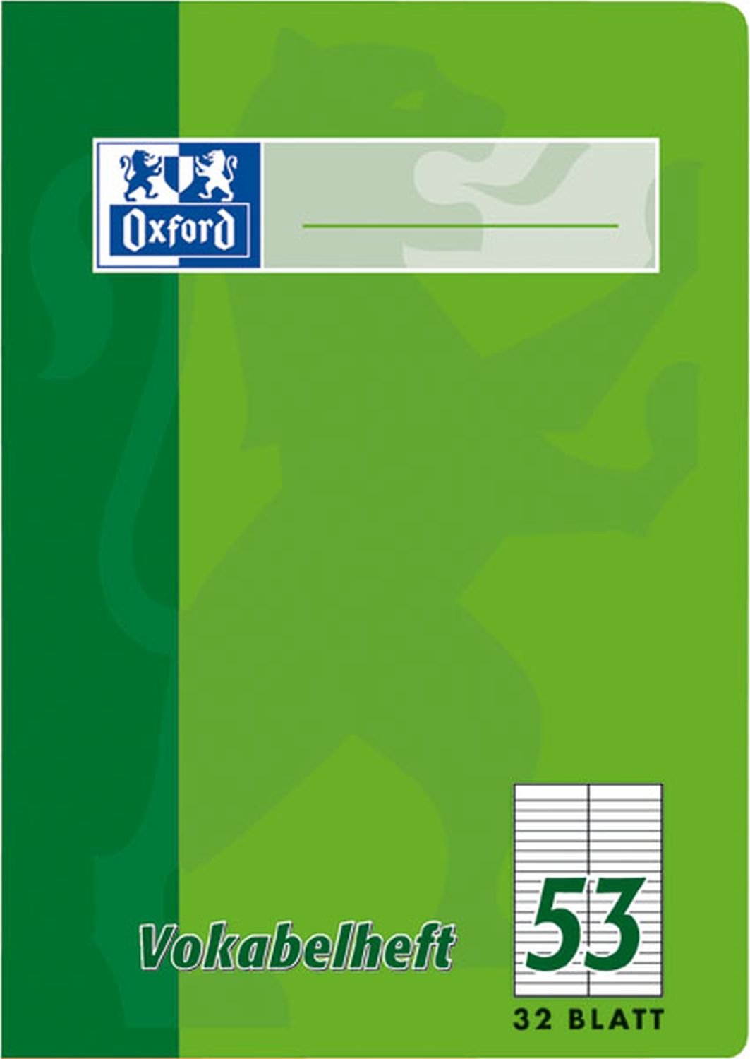 Vokabelheft LIN53 - A4, 32 Blatt, liniert Vokabelheft LIN53 - A4, 32 Blatt, liniert