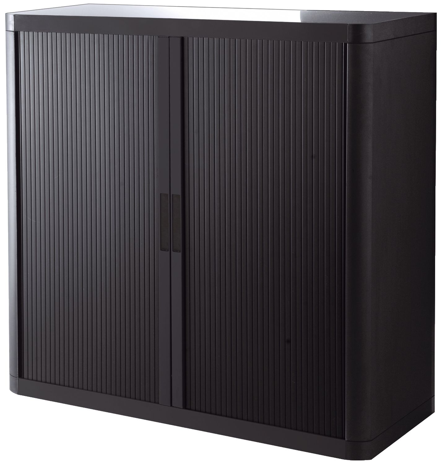 Rollladenschrank easyOffice 1-Meter Schrank, inklusive 2 Fachböden grau