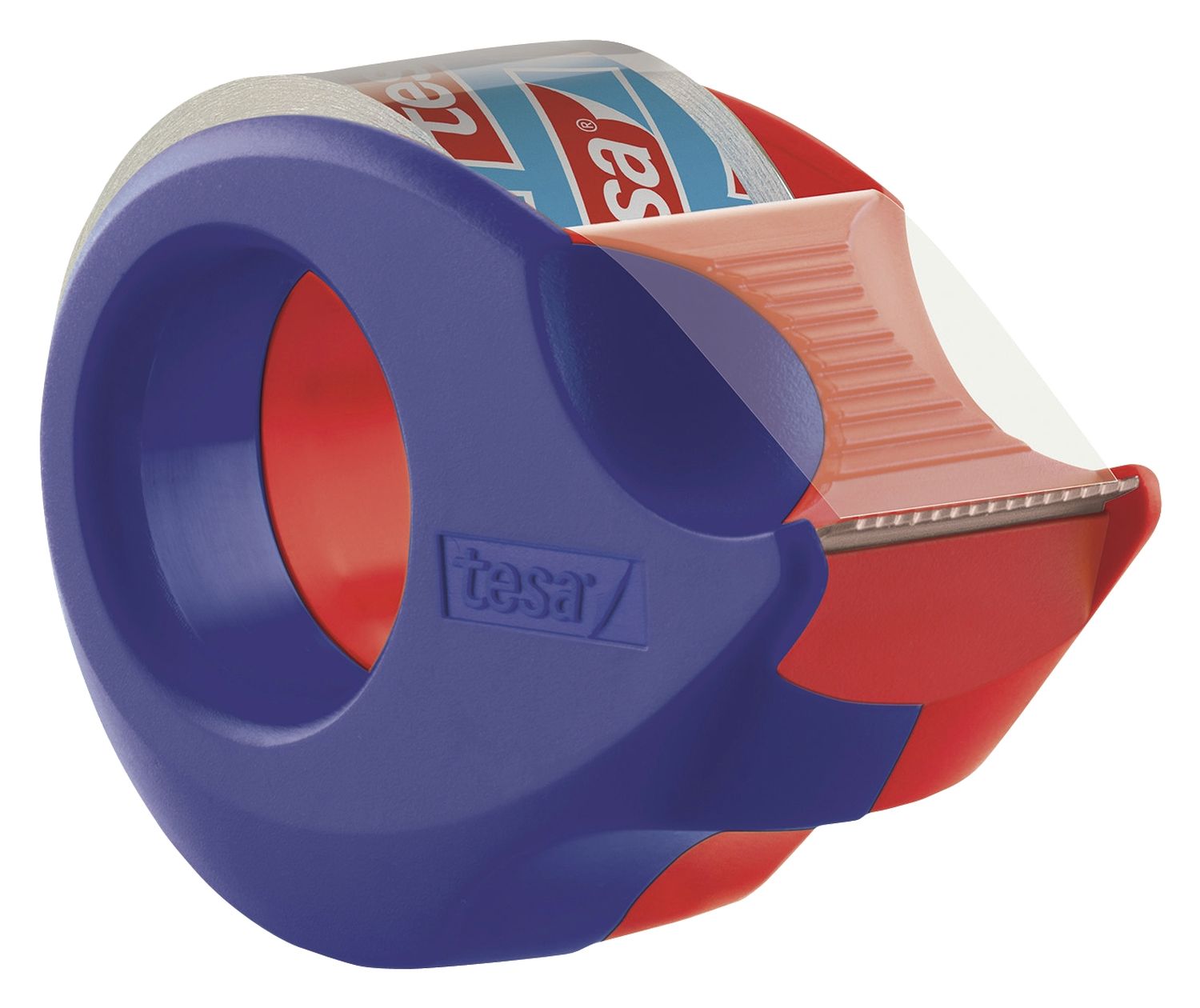 Handabroller Mini - 10 m : 19 mm, rot-blau Handabroller Mini - 10 m : 19 mm, rot-blau