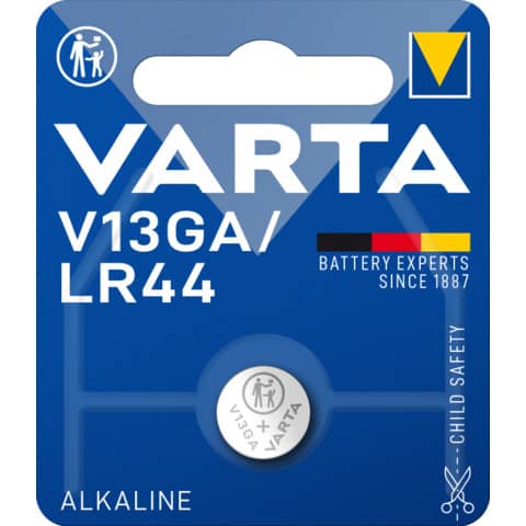 Knopfzelle Varta 4276, V13GA / LR44, 1,5 V