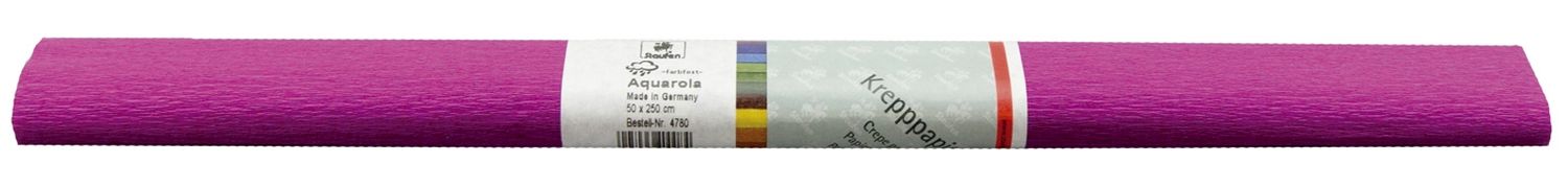 Krepppapier AQUAROLA - 50 x 250 cm, cerise Krepppapier AQUAROLA - 50 x 250 cm, cerise