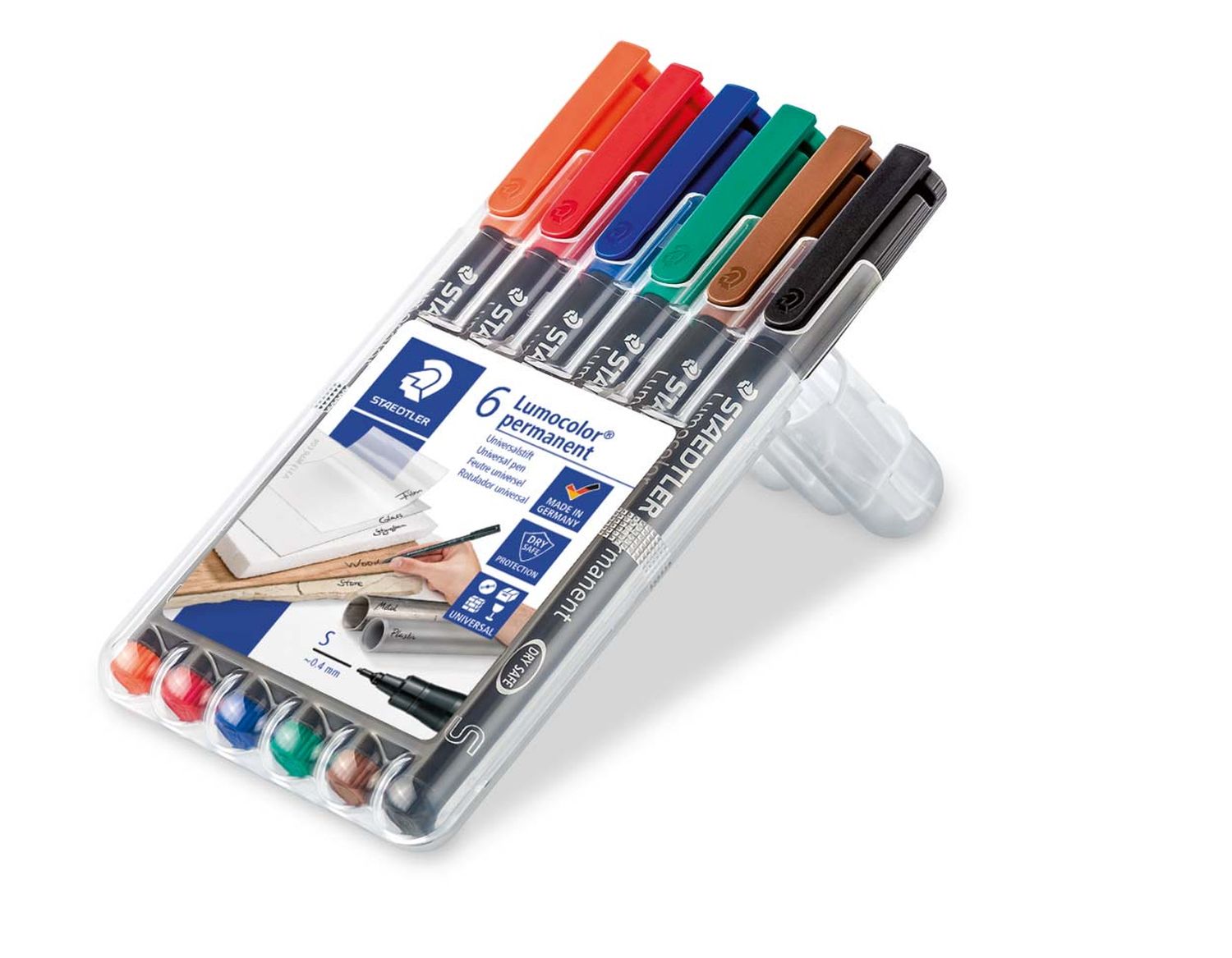 Feinschreiber Universalstift Lumocolor® - permanent, S, 6 Farben Feinschreiber Universalstift Lumocolor® - permanent, S, 6 Farben