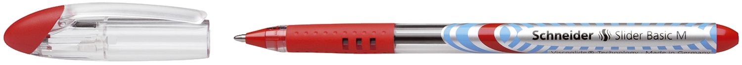 Kugelschreiber Slider Basic - M, rot