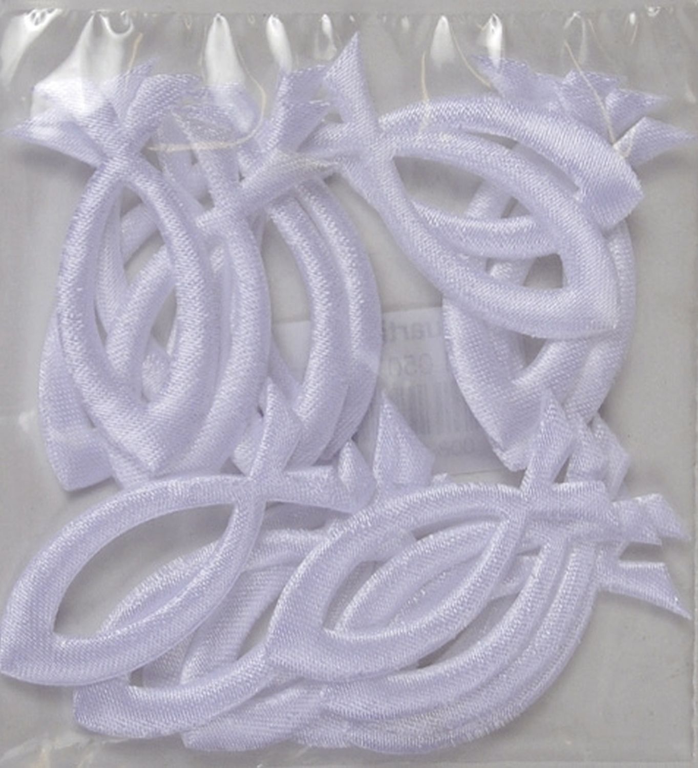 Streufigur Fisch - 50 mm, 20 Stück, weiß Streufigur Fisch - 50 mm, 20 Stück, weiß