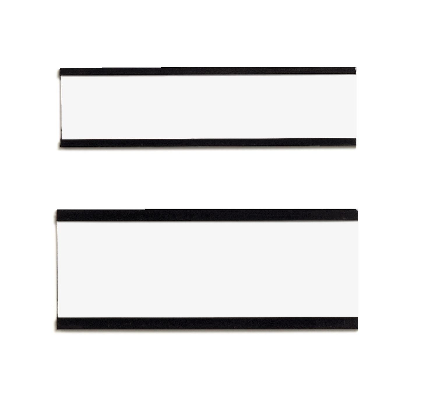 Magnetschild mit C-Profil - 75 x 20 mm, 10 Stück, braun Magnetschild mit C-Profil - 75 x 20 mm, 10 Stück, braun