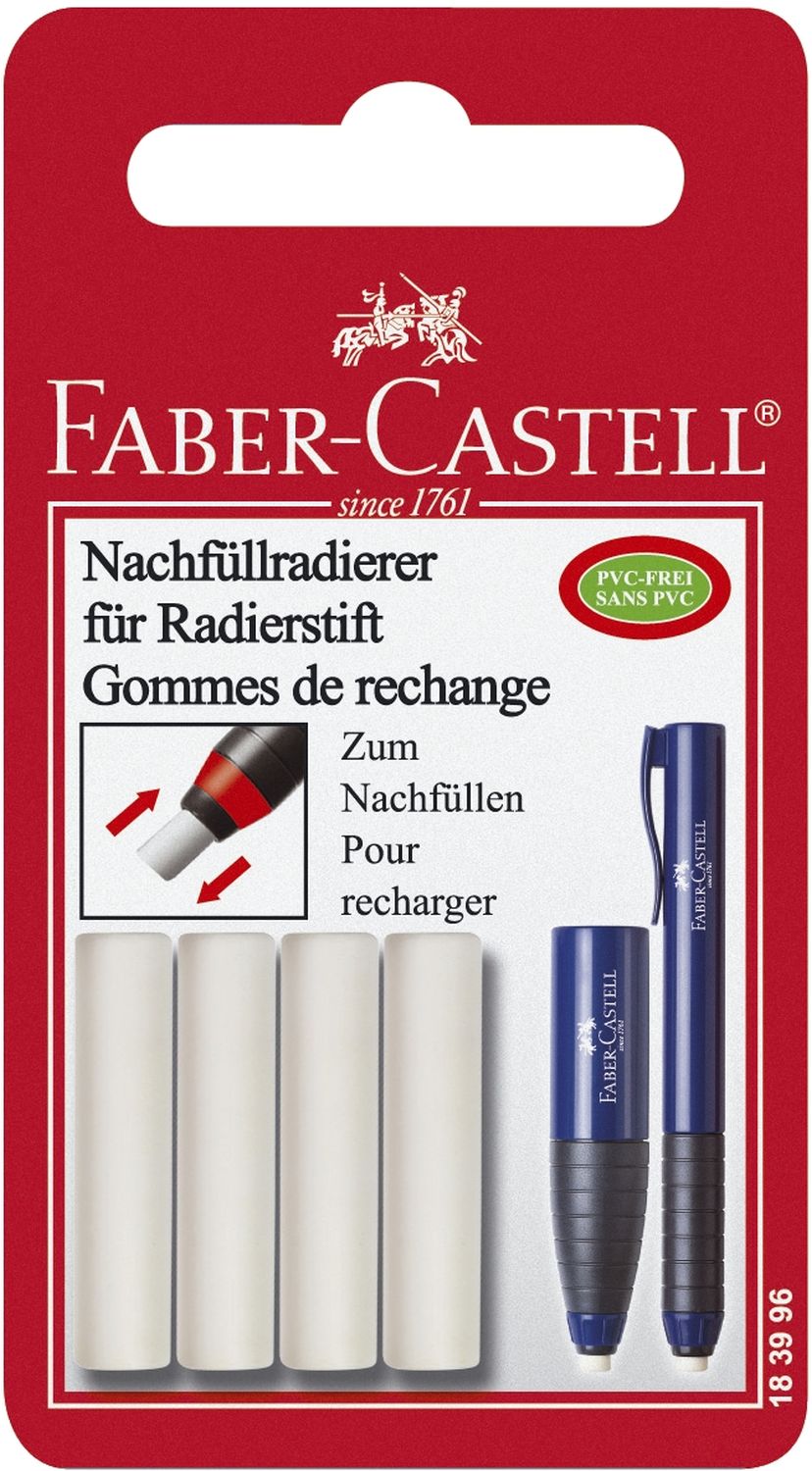 Ersatzradierer Eraser Pen, Kunststoff, auf Blisterkarte Ersatzradierer Eraser Pen, Kunststoff, auf Blisterkarte