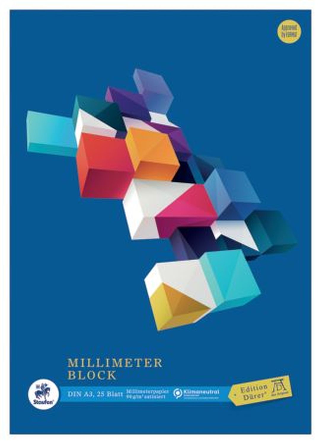 Millimeterblock - 25 Blatt, A3, 90 g/qm Millimeterblock - 25 Blatt, A3, 90 g/qm