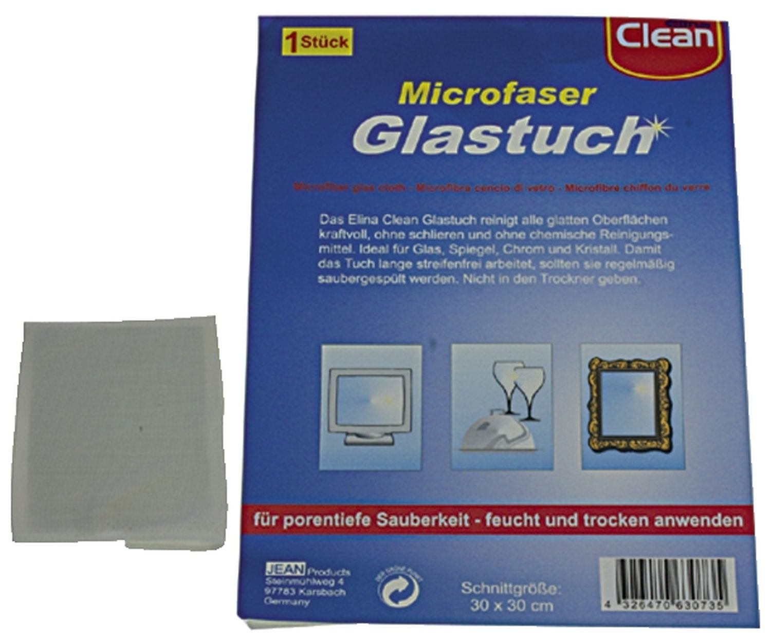 Haushaltshelfer Microfasertuch Glas Haushaltshelfer Microfasertuch Glas