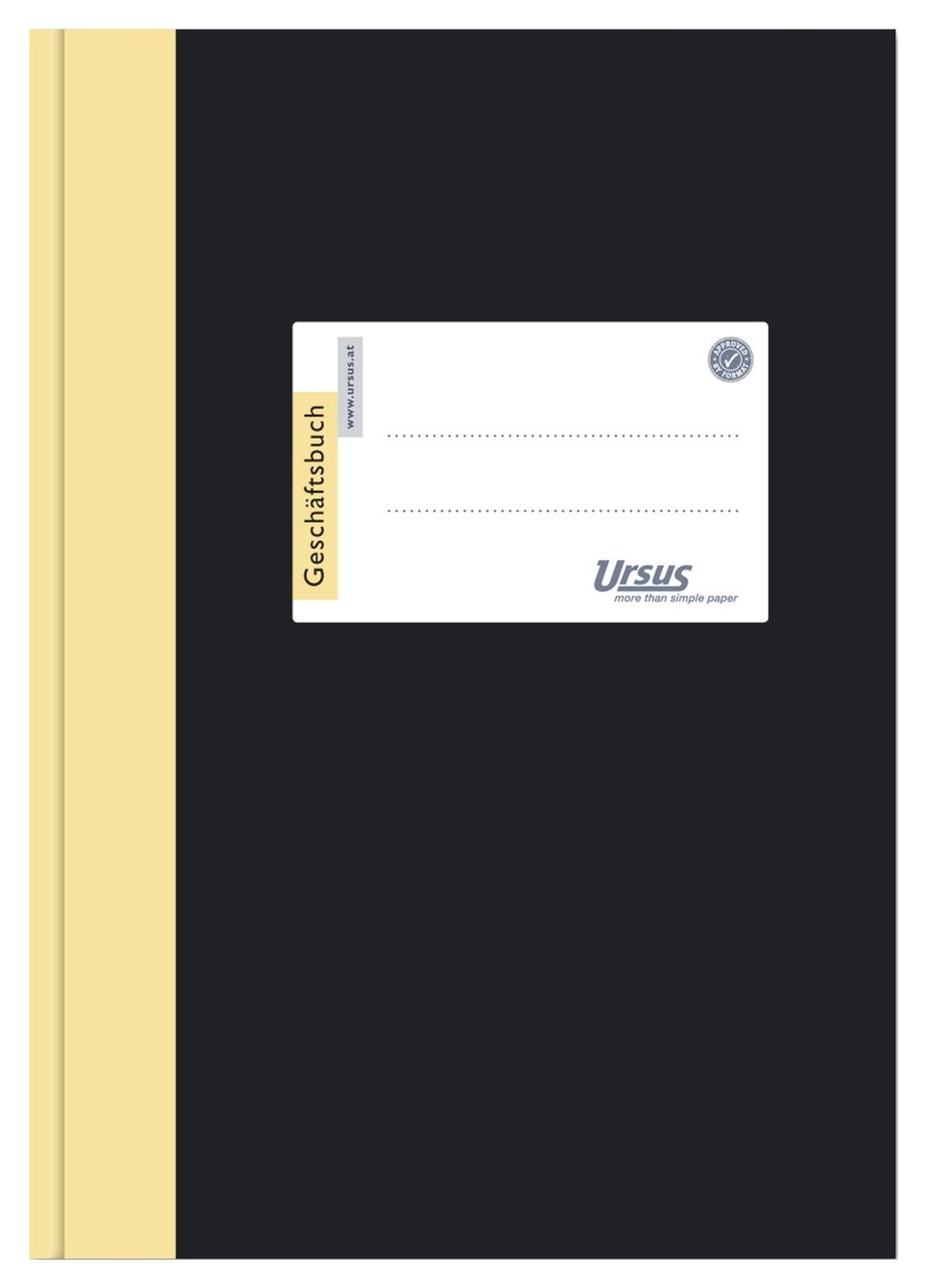 Geschäftsbuch - A4, 144 Blatt, 80g/qm, 9 mm liniert