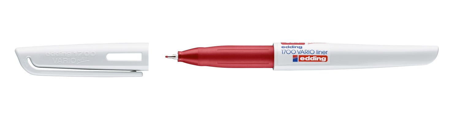 1700 Vario fineliner - 0,5 mm, rot 1700 Vario fineliner - 0,5 mm, rot