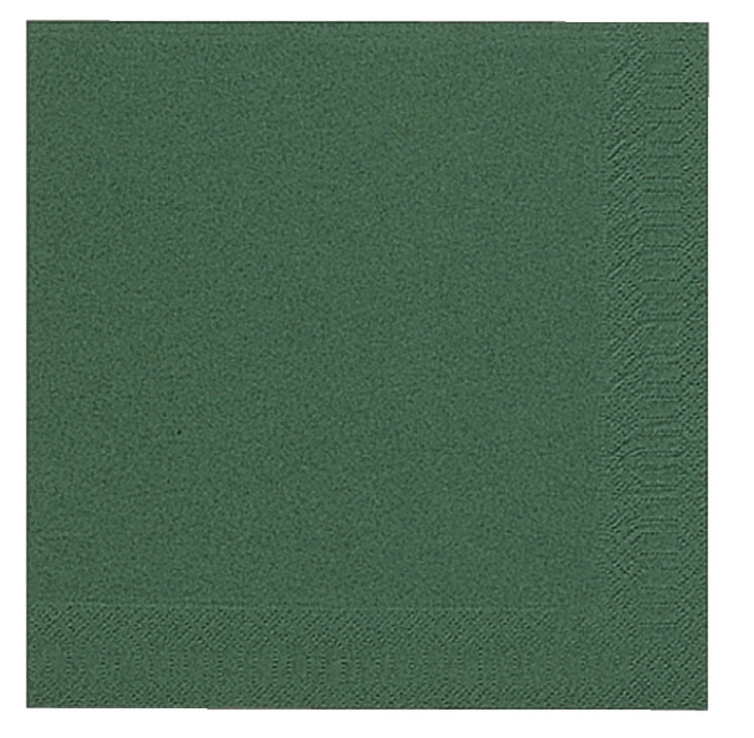 Dinner-Servietten 3lagig Tissue Uni dunkelgrün, 40 x 40 cm, 20 Stück Dinner-Servietten 3lagig Tissue Uni dunkelgrün, 40 x 40 cm, 20 Stück
