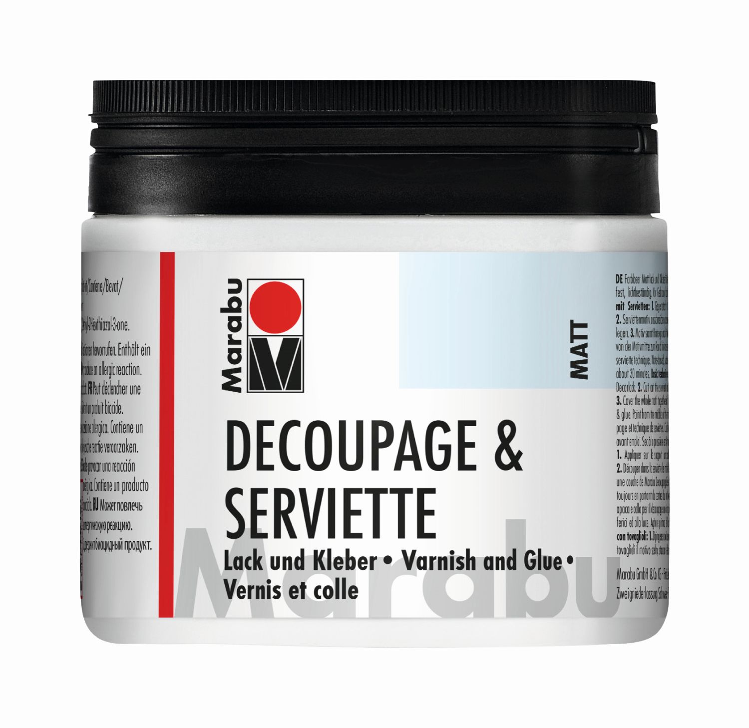 Servietten-Lack & Kleber - matt, 500 ml Servietten-Lack & Kleber - matt, 500 ml
