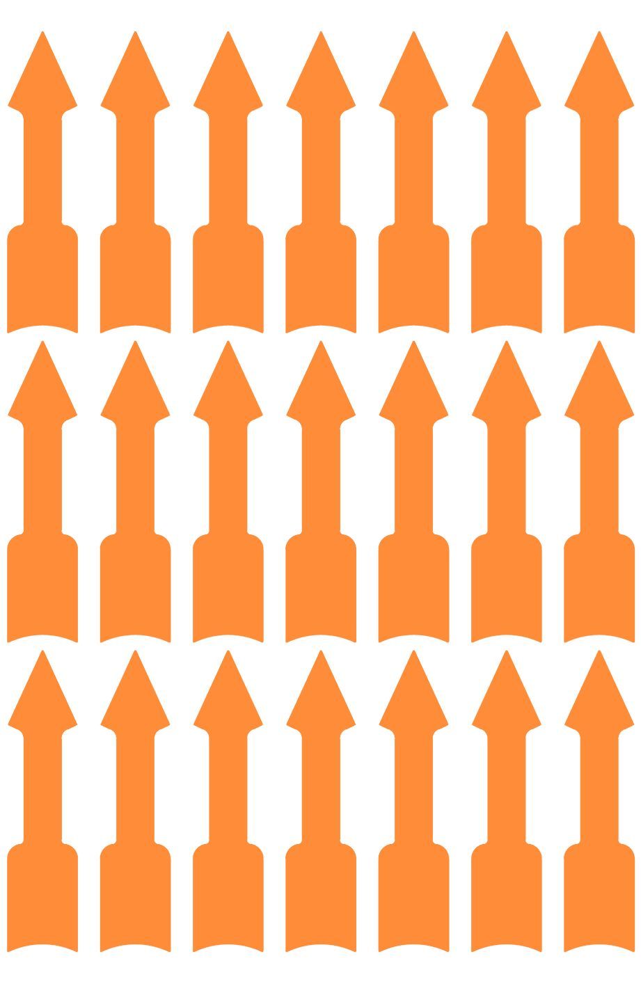 3008 Etiketten in Sonderformaten, 39 x 9 mm, vorgestaltet, 3 Blatt/63 Etiketten, leuchtrot 3008 Etiketten in Sonderformaten, 39 x 9 mm, vorgestaltet, 3 Blatt/63 Etiketten, leuchtrot