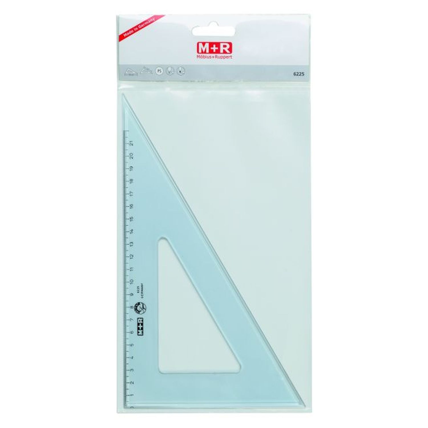 Winkel Spitz 60° 29cm rauchfarbig Winkel Spitz 60° 29cm rauchfarbig