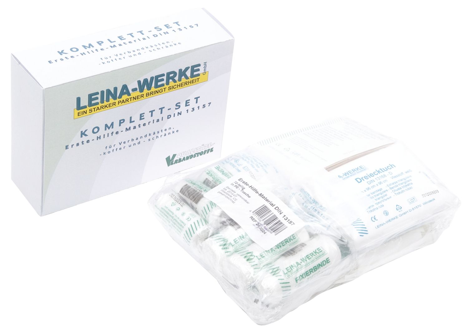Ersatzfüllung nach DIN 13157 Erste-Hilfe-Set Leina-Werke 24001, 65-teilig Ersatzfüllung nach DIN 13157 Erste-Hilfe-Set Leina-Werke 24001, 65-teilig