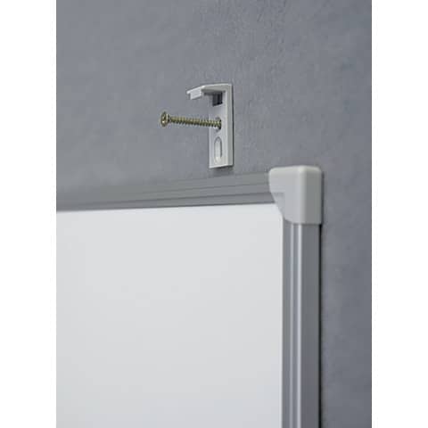 Whiteboard Franken U-Act!Line SC914060, 60 x 40 cm, lackiert, Alurahmen, senk- oder waagerechte Wandbefestigung