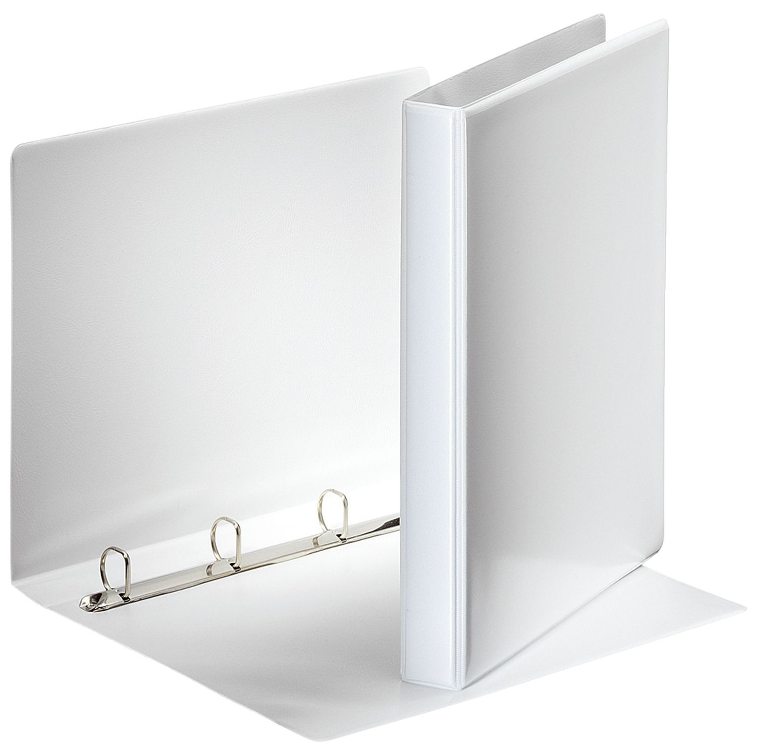 Ringbuch Präsentation, mit Taschen, A4, PP, 4 Ringe, 20 mm, weiß Ringbuch Präsentation, mit Taschen, A4, PP, 4 Ringe, 20 mm, weiß