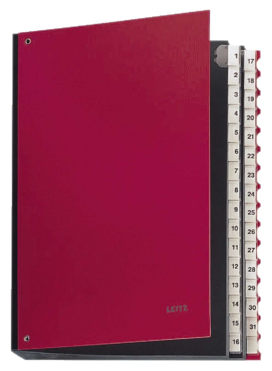 5931 Pultordner 1-31 - 32 Fächer, PP, rot 5931 Pultordner 1-31 - 32 Fächer, PP, rot