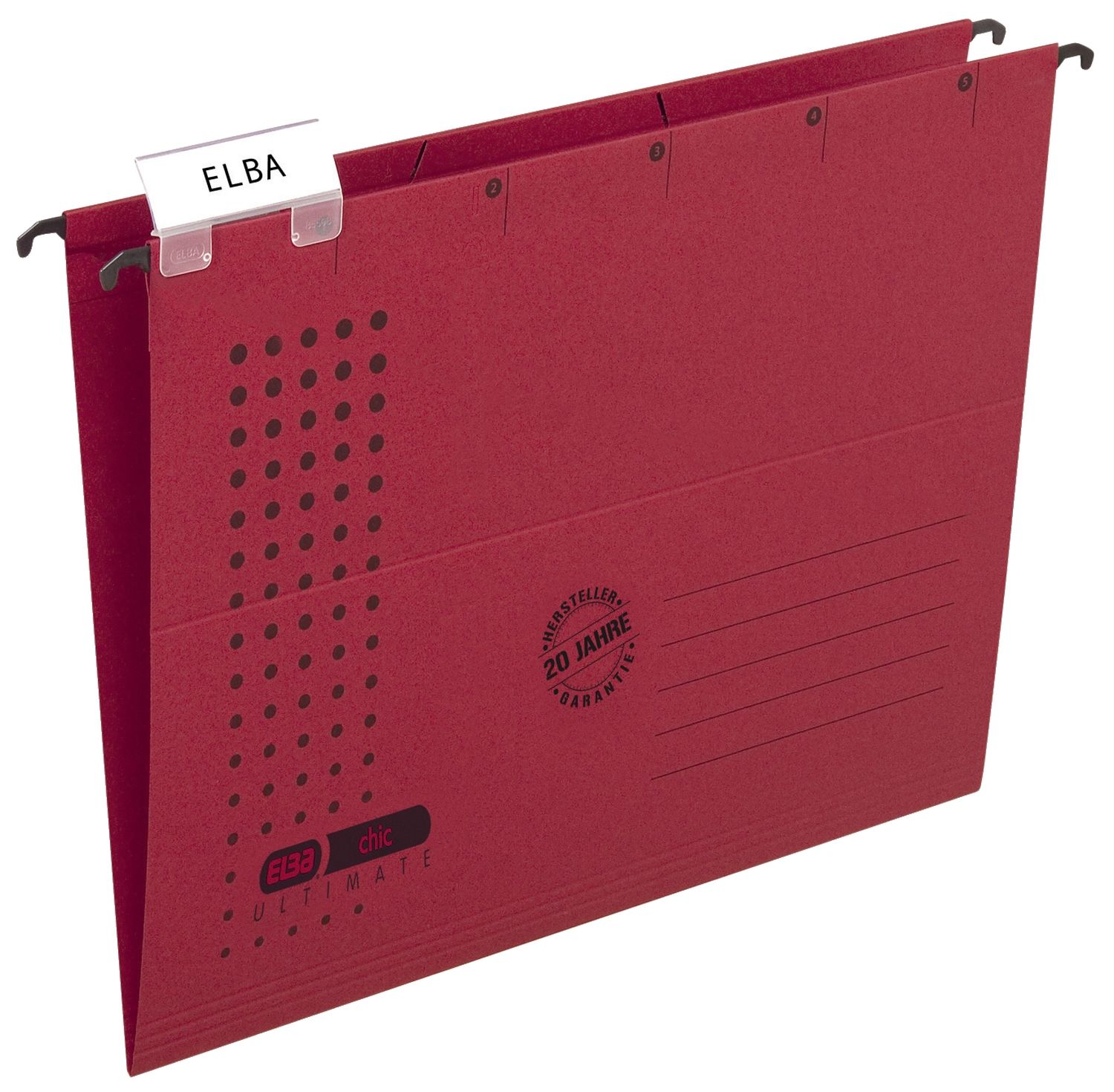 Hängemappe Elba chic ULTIMATE® 100552089 / 85801RO, DIN A4, Canson Karton 230 g, rot Hängemappe Elba chic ULTIMATE® 100552089 / 85801RO, DIN A4, Canson Karton 230 g, rot