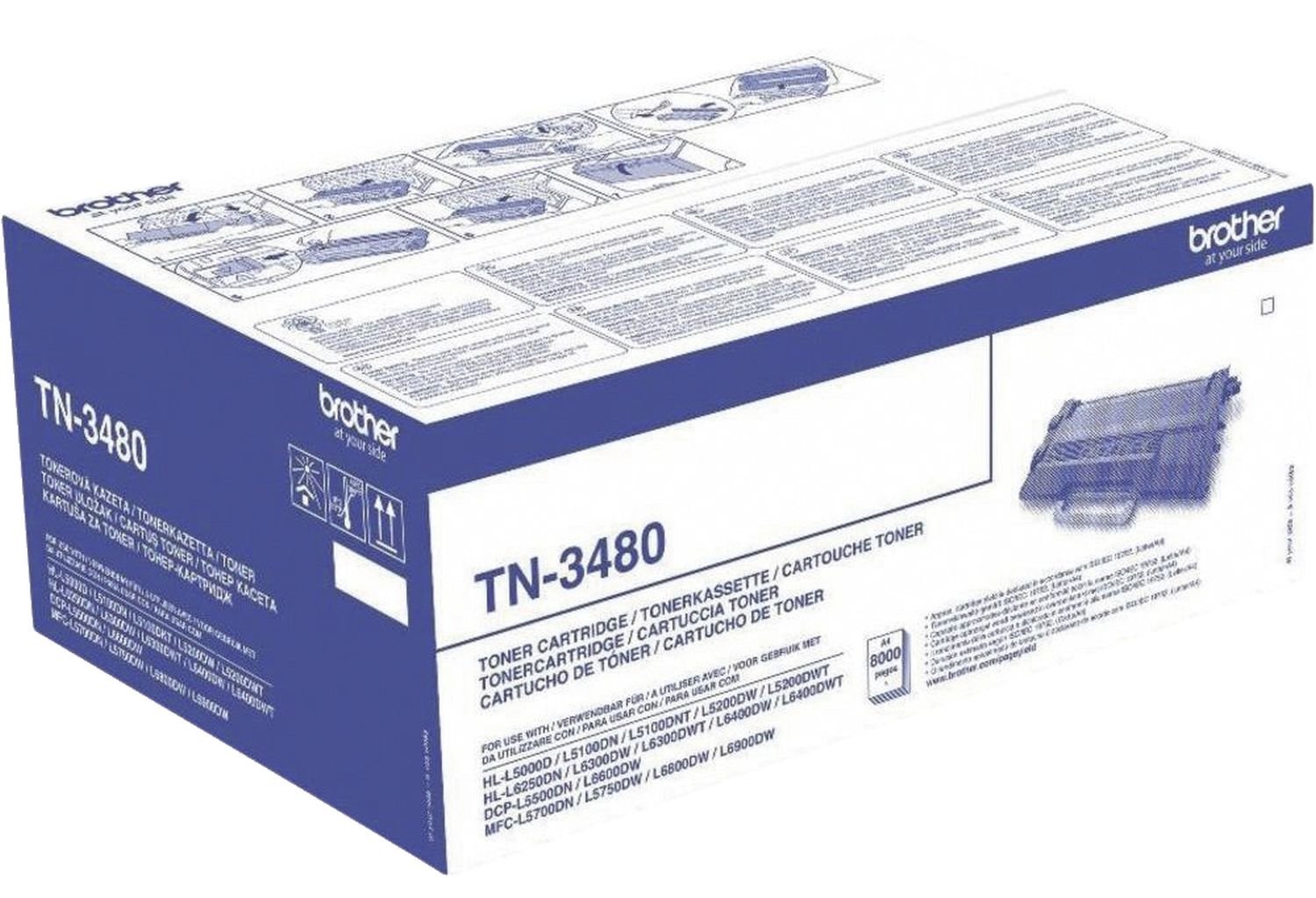 Original Brother Toner-Kit (TN-3480)