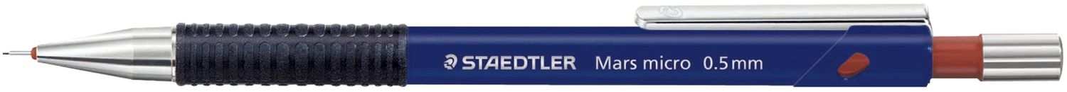 Druckbleistift Mars® micro - 0,5 mm, B, blau Druckbleistift Mars® micro - 0,5 mm, B, blau