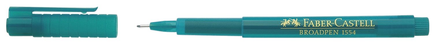 Fineliner BROADPEN 1554 - 0,8 mm, türkis (dokumentenecht) Fineliner BROADPEN 1554 - 0,8 mm, türkis (dokumentenecht)