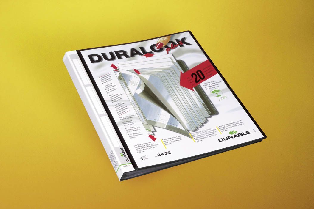 Sichtbuch DURALOOK® PLUS - A4, 20 Hüllen, 17 mm, schwarz Sichtbuch DURALOOK® PLUS - A4, 20 Hüllen, 17 mm, schwarz
