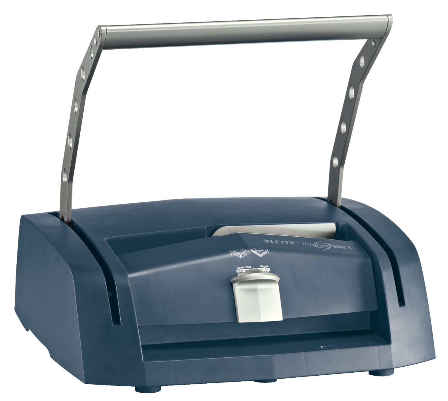 Bindegerät impressBIND 280 - A4, blau/silber Bindegerät impressBIND 280 - A4, blau/silber